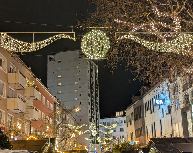 Überspannung Weihnachtsbeleuchtung