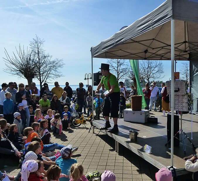 Auftritt für Kinder Straßenzauber Festival